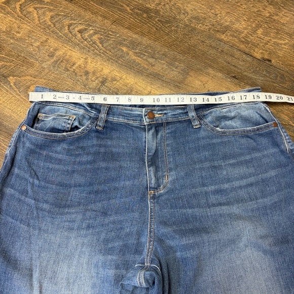 Judy Blue High Waist Straight Denim Jeans Womens 15/32 Stretch Blue JB8602 - Picture 2 of 9